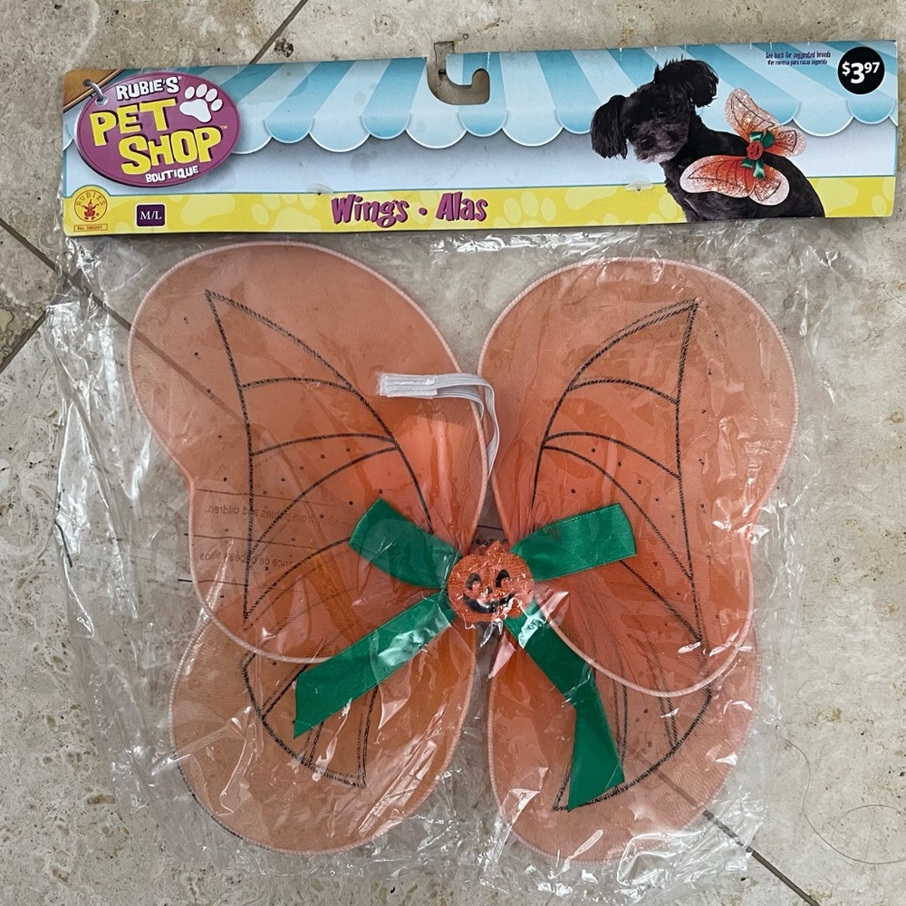 NWT (Lot of TWO) Angel Wings Pet Costumes